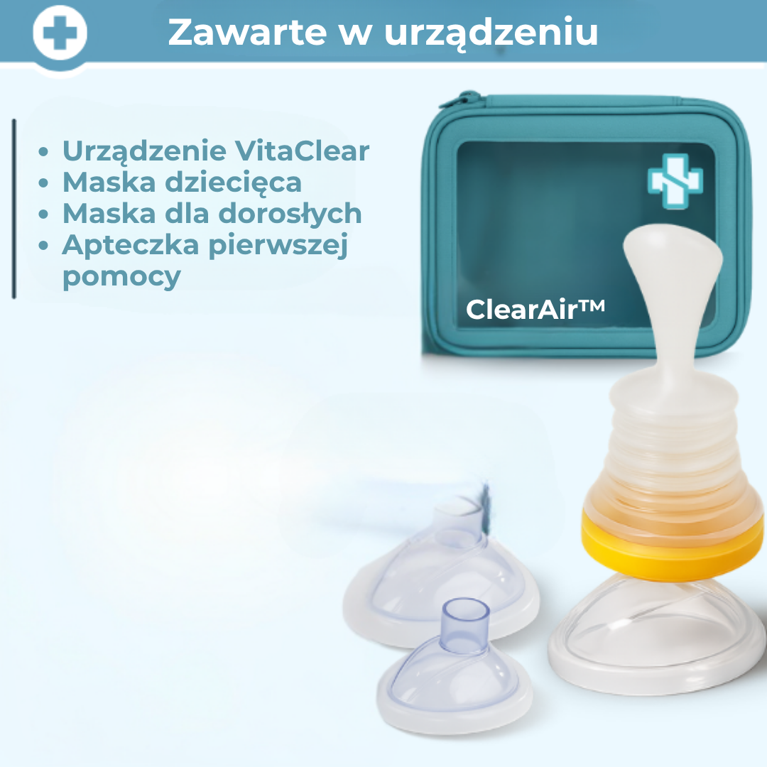 ClearAir™ | Zaufany przez tysiące, sprawdzony w ratowaniu życia w kilka sekund
