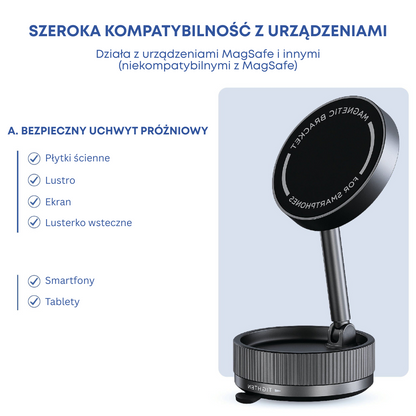 SteadyHold Pro™ | Niezachwiany Chwyt, Swoboda 360° | Bądź w Kontakcie Gdziekolwiek Jesteś