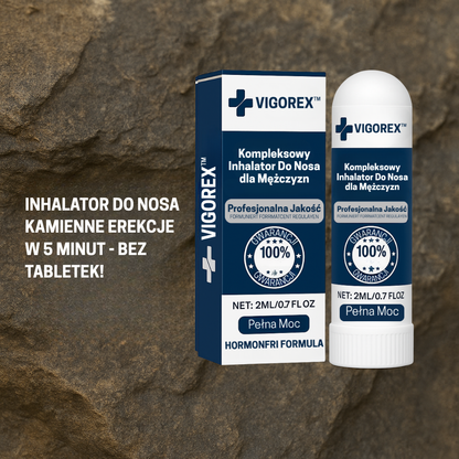 Vigorex™| Inhalator – Twarda erekcja w 5 minut – bez tabletek!