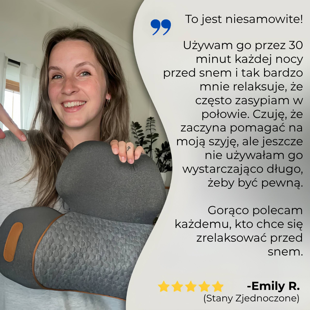 Nexora™ | Koniec z bólem szyi: 3-w-1 urządzenie, które resetuje Twój kręgosłup w 15 minut dziennie