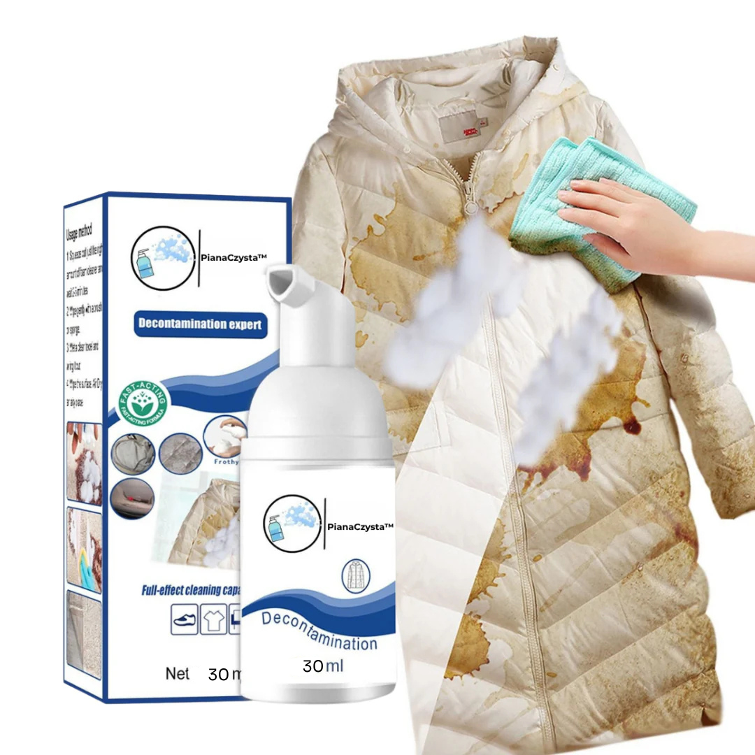 PianaCzysta™ | Błyskawiczny odplamiacz bez wody i szorowania!