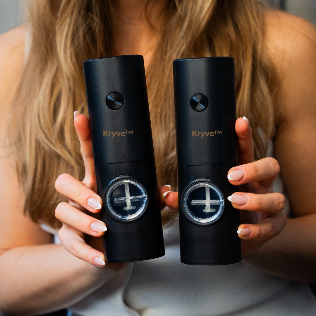 Kryve™ | Podnieś jakość swojego gotowania dzięki temu elektrycznemu zestawowi młynków do soli i pieprzu – bezwysiłkowy smak na wyciągnięcie ręki!