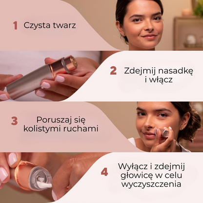 SilkGlide™ | Szybkie usuwanie owłosienia twarzy