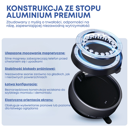 SteadyHold Pro™ | Niezachwiany Chwyt, Swoboda 360° | Bądź w Kontakcie Gdziekolwiek Jesteś