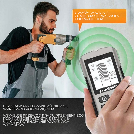 ScanWall™  | Poznaj, co kryje się za ścianą – wierć bezpiecznie