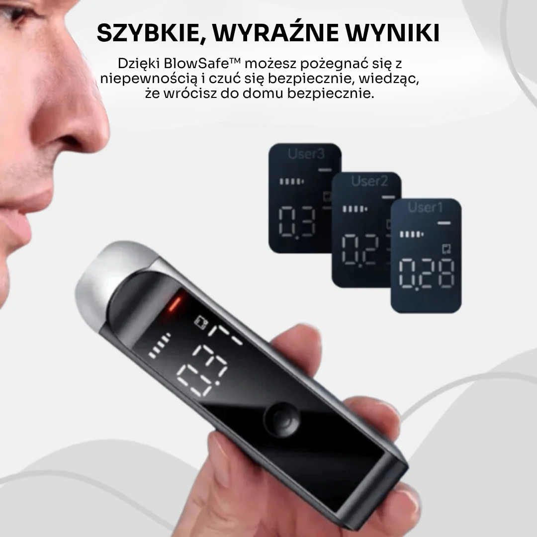 BlowSafe™ – przenośny alkomat, któremu zaufały tysiące osób w całej Europie 🇵🇱
