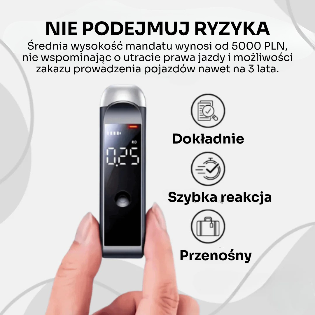 BlowSafe™ – przenośny alkomat, któremu zaufały tysiące osób w całej Europie 🇵🇱