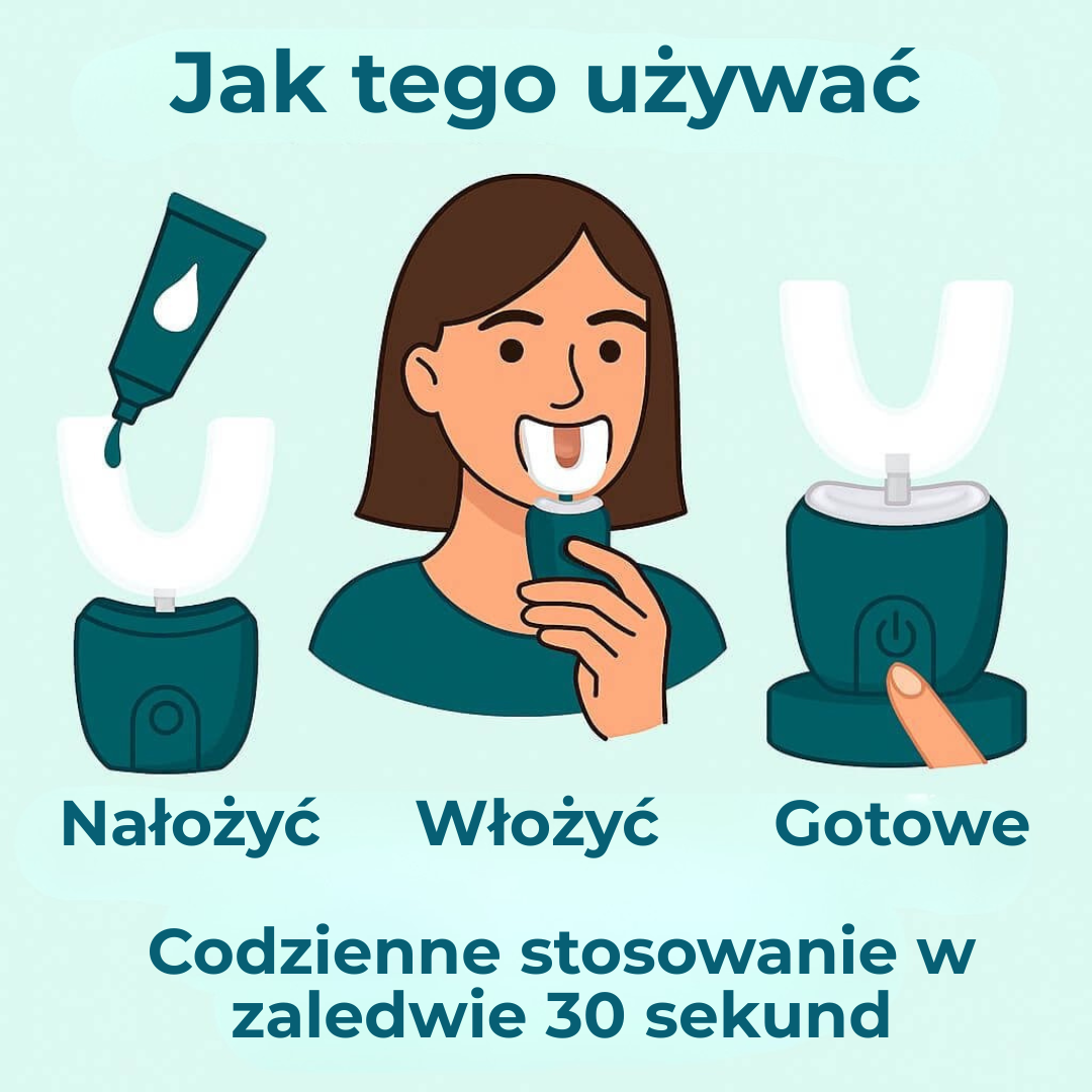 Lunadent™ | Rewolucja w szczotkowaniu – Czyste zęby, bez wysiłku