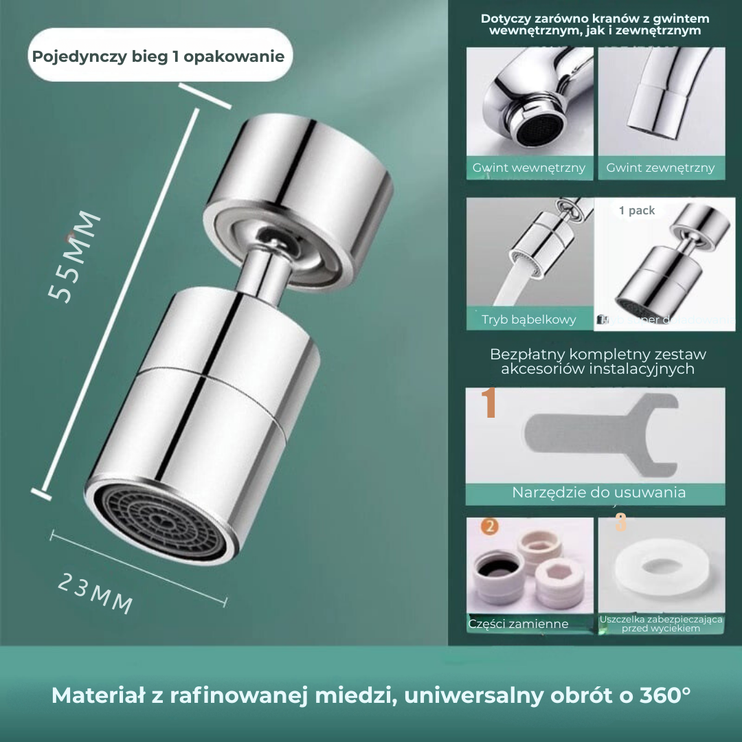 Flow360™ | Bateria 720° Luxury – Styl, Wytrzymałość i Inteligentna Funkcjonalność w Jednym!