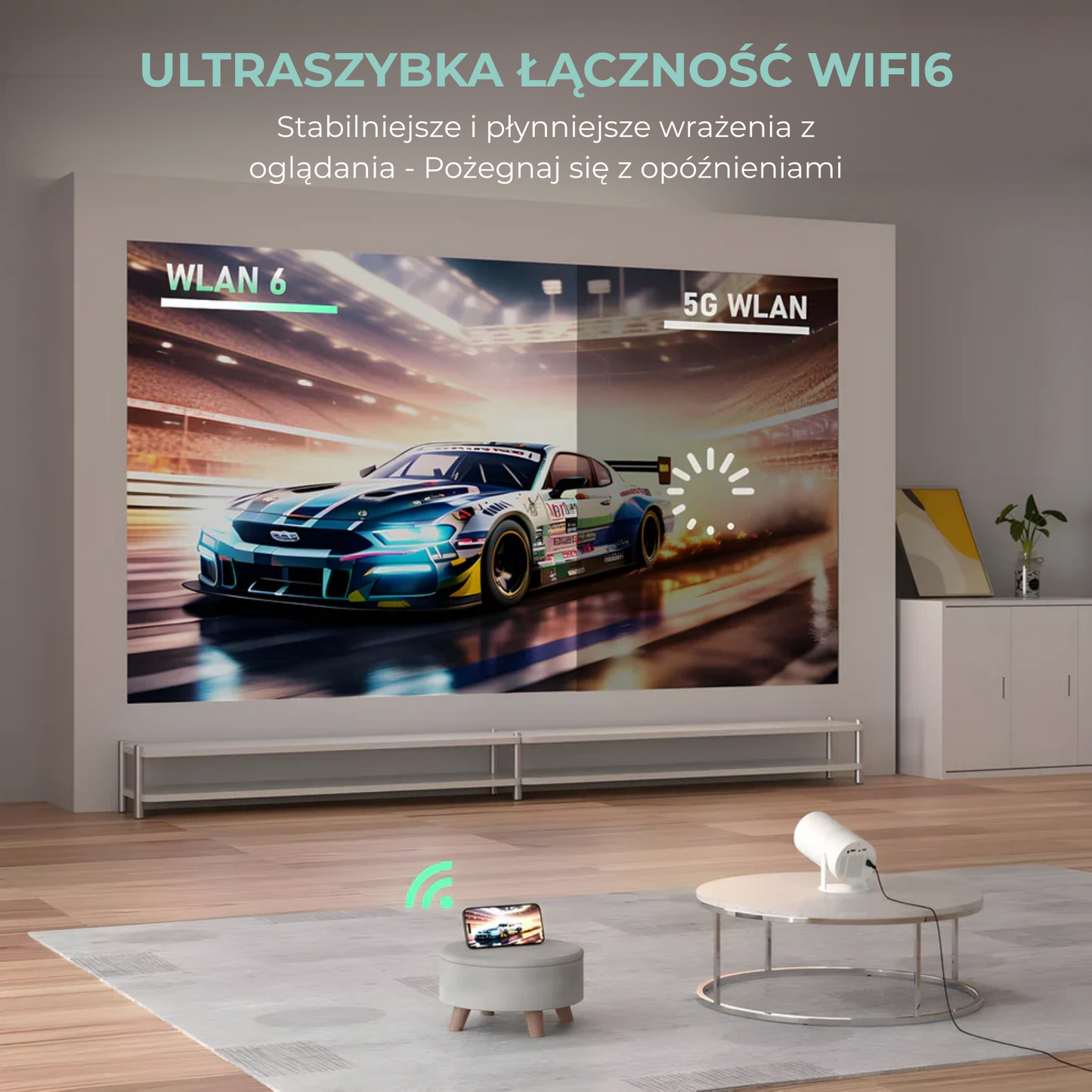 Zentro™ | Mobilne Kino 130" w Twoim Domu