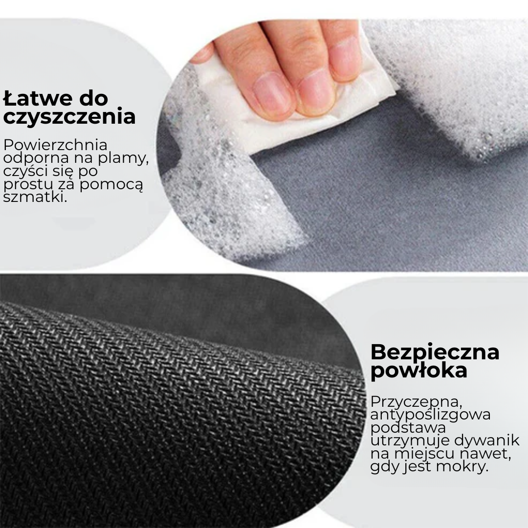 SoffiMat™ | Masz dość mokrych, śliskich podłóg? Ta mata schnie natychmiast!