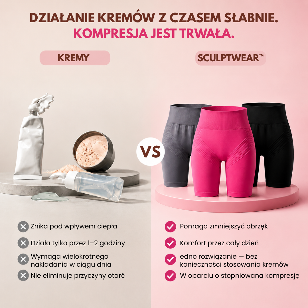 Sculptwear™ Short | Spodenki rowerowe 3D zapobiegające otarciom