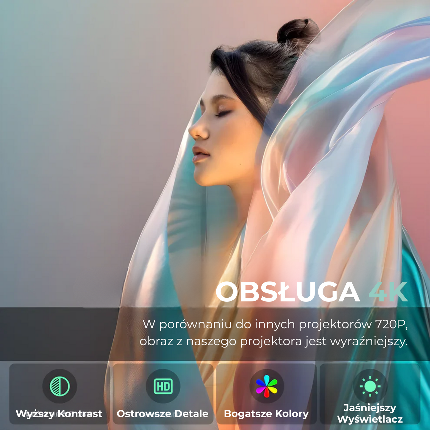 Zentro™ | Mobilne Kino 130" w Twoim Domu