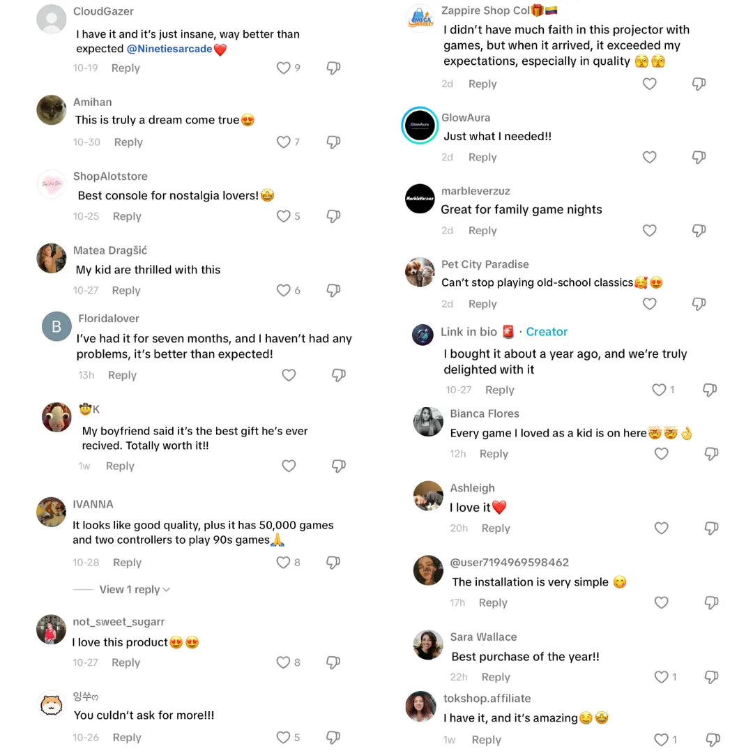 Nineties Play™ | Przeżyj ponownie swoje dzieciństwo dzięki tysiącom klasycznych gier, bez konieczności pobierania, wystarczy podłączyć i grać!