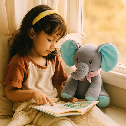 CuddleTune™ | Twój muzyczny przyjaciel-słonik z ciepłymi przytuleniami