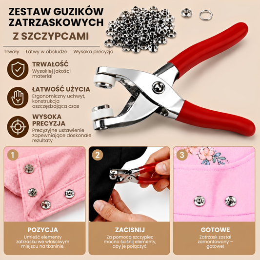 ButtonPro™ | Narzędzie do przyszywania guzików – idealnie przyszyj guziki w kilka sekund