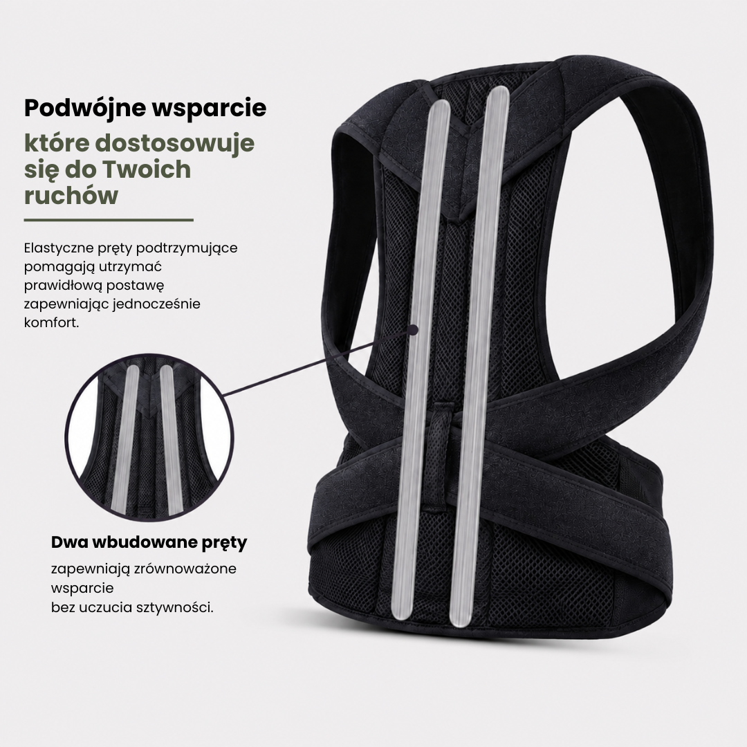 SpineSupport™ | Codzienne wsparcie dla prostszych pleców i lepszej postawy