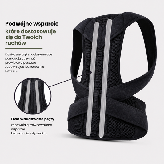 SpineSupport™ | Codzienne wsparcie dla prostszych pleców i lepszej postawy