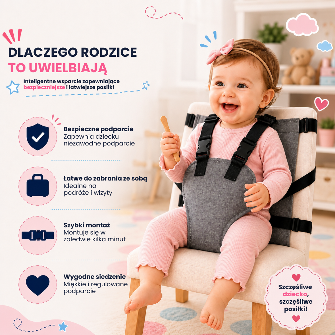 SeatGuard™ | Przenośne pasy bezpieczeństwa do fotelików samochodowych dla dzieci