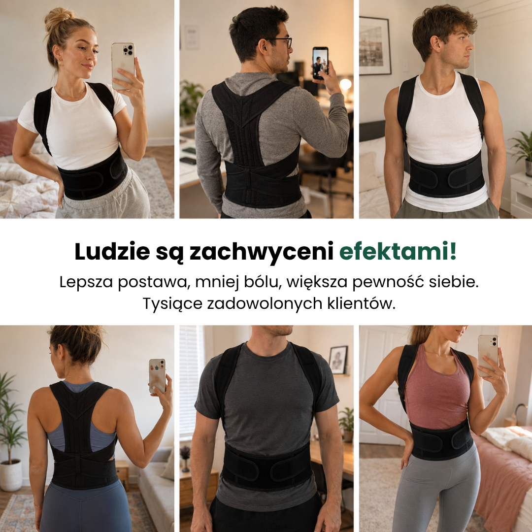 SpineSupport™ | Codzienne wsparcie dla prostszych pleców i lepszej postawy
