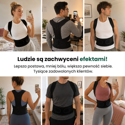 SpineSupport™ | Codzienne wsparcie dla prostszych pleców i lepszej postawy