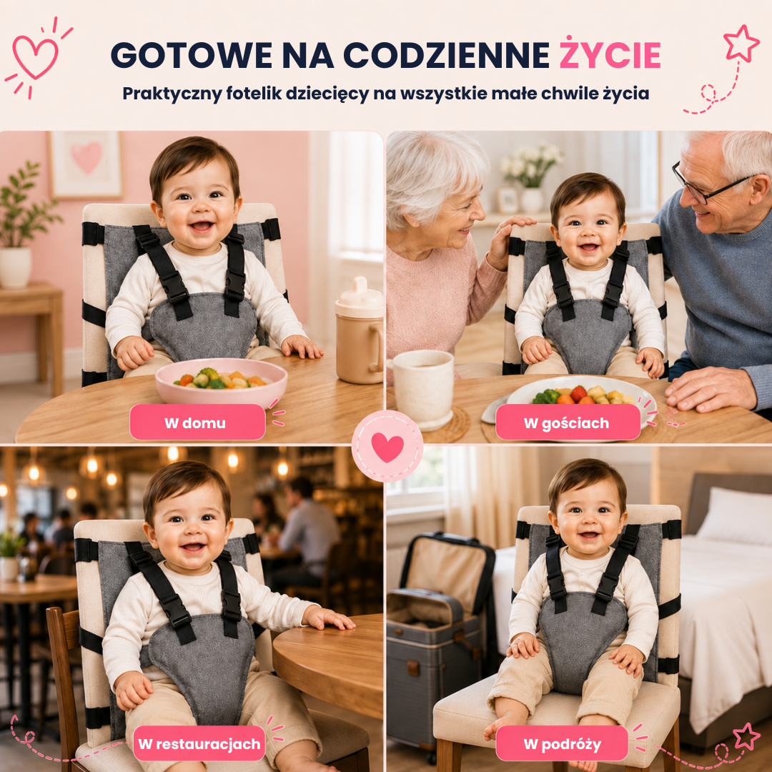 SeatGuard™ | Przenośne pasy bezpieczeństwa do fotelików samochodowych dla dzieci