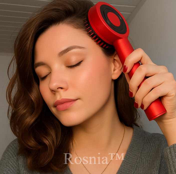 Rosnia™ | Premium Szczotka do Wzrostu Włosów i Pielęgnacji Skóry Głowy | W końcu – naturalny sposób na gęstsze, zdrowsze włosy 🌿✨