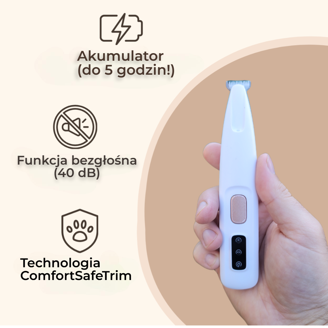 PupTrim™ | bezpieczna, cicha i precyzyjna pielęgnacja Twojego psa 🐶