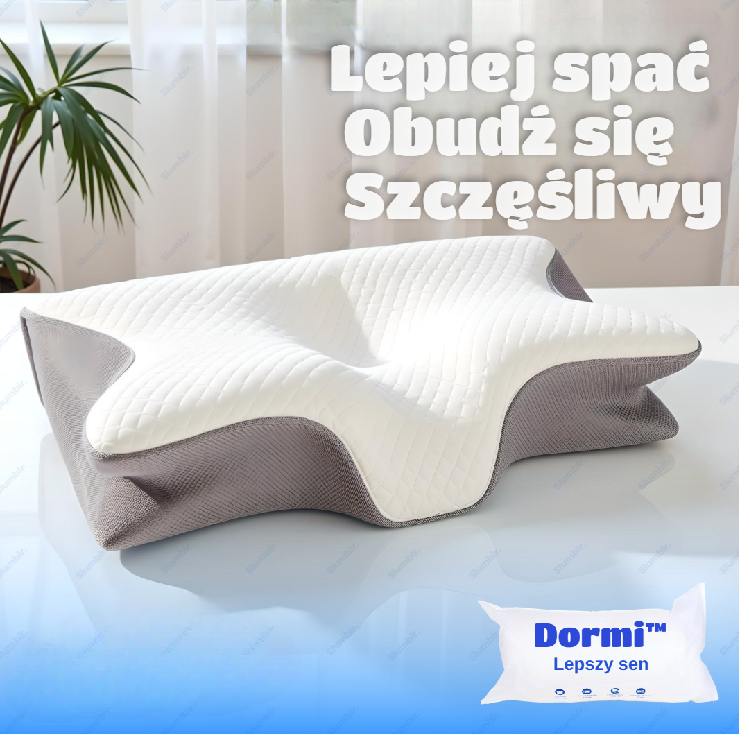 Poduszka Dormi™ Contour Relief | W końcu — budź się bez bólu szyi 💤