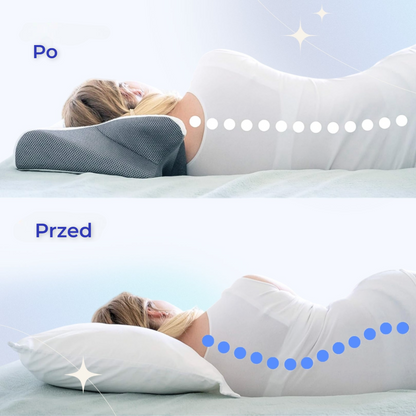 Poduszka Dormi™ Contour Relief | W końcu — budź się bez bólu szyi 💤