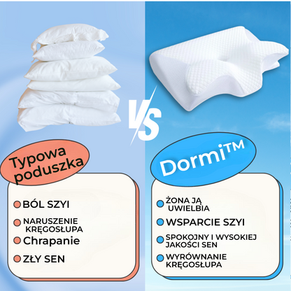 Poduszka Dormi™ Contour Relief | W końcu — budź się bez bólu szyi 💤