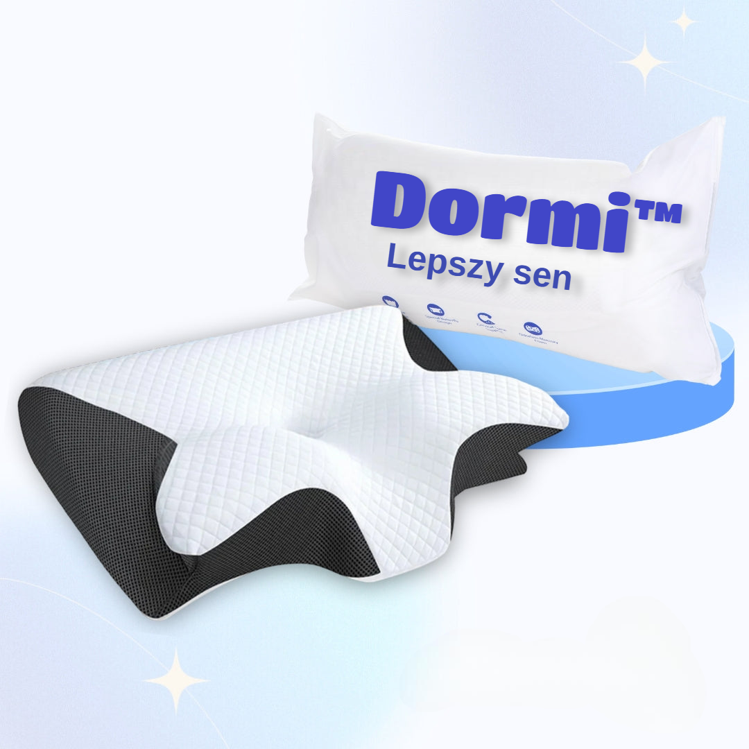 Poduszka Dormi™ Contour Relief | W końcu — budź się bez bólu szyi 💤