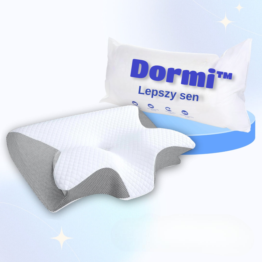 Poduszka Dormi™ Contour Relief | W końcu — budź się bez bólu szyi 💤